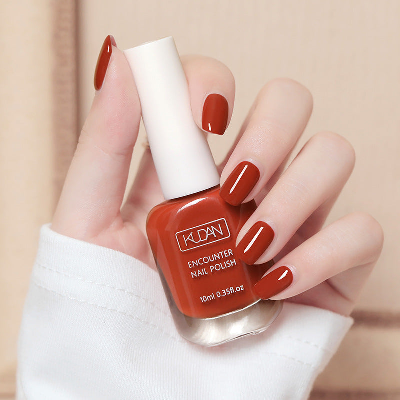 New whitening tearable water-based nail polish odorless no baking quick drying