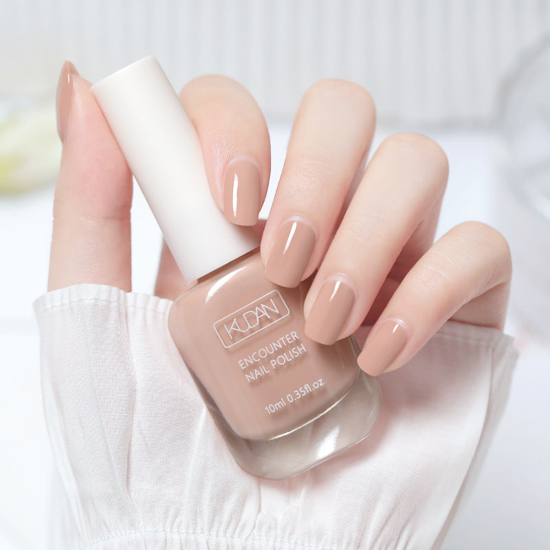 New whitening tearable water-based nail polish odorless no baking quick drying