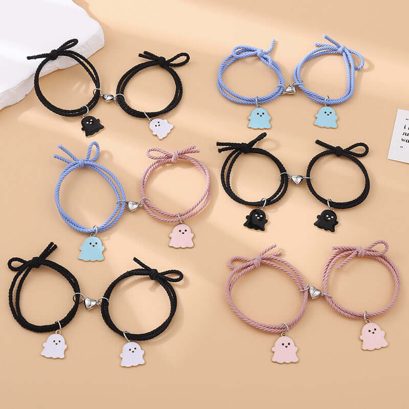 Couple Magnetic Heart Bracelets – Matching Gift for Lovers