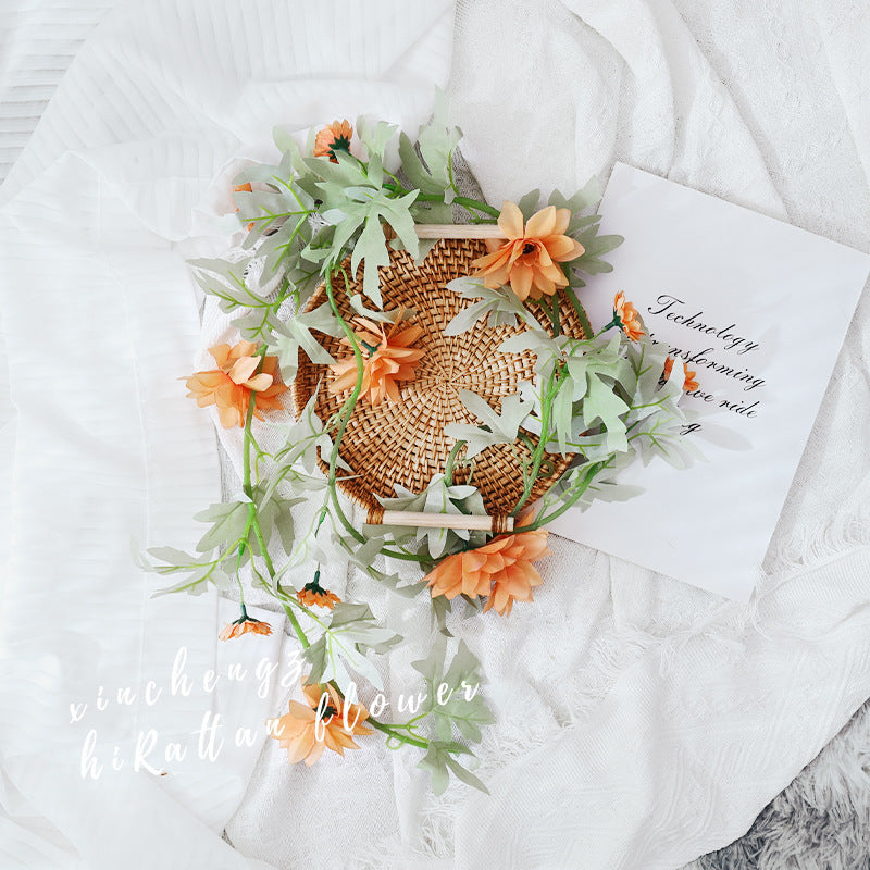 Simulation rose vine fake flower rattan