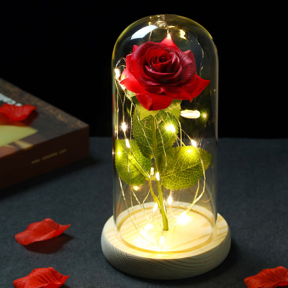 Romantic Rose Lamp – LED Flower Light Gift for Her