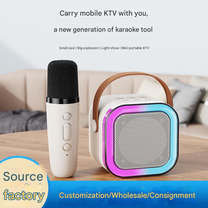 K12 Portable Bluetooth Speaker with Microphone - Wireless Audio System