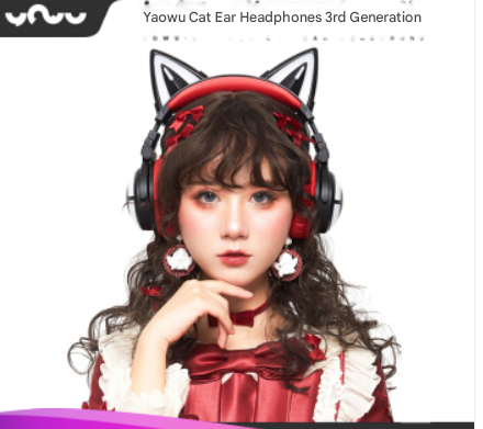 Wireless Cat Ear Gaming Headphones – RGB, Mic & Bluetooth