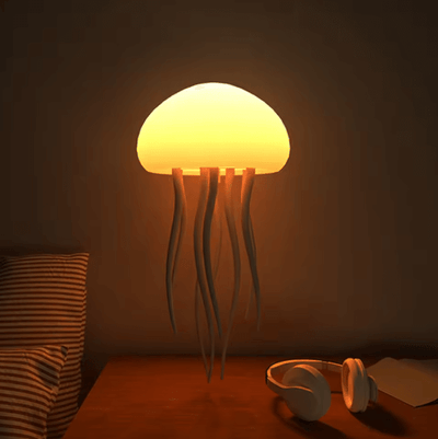 LED Jellyfish Lamp - 3D Ocean Mood Light with Color-Changing Effects
