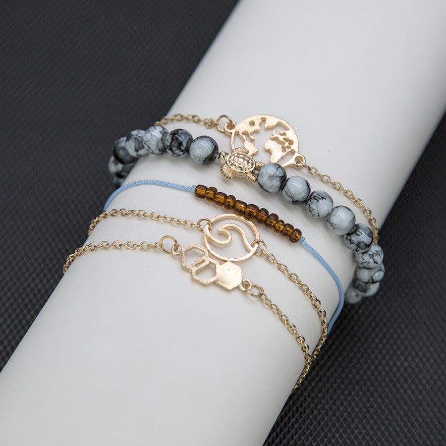 European and American New Bracelet Five-piece