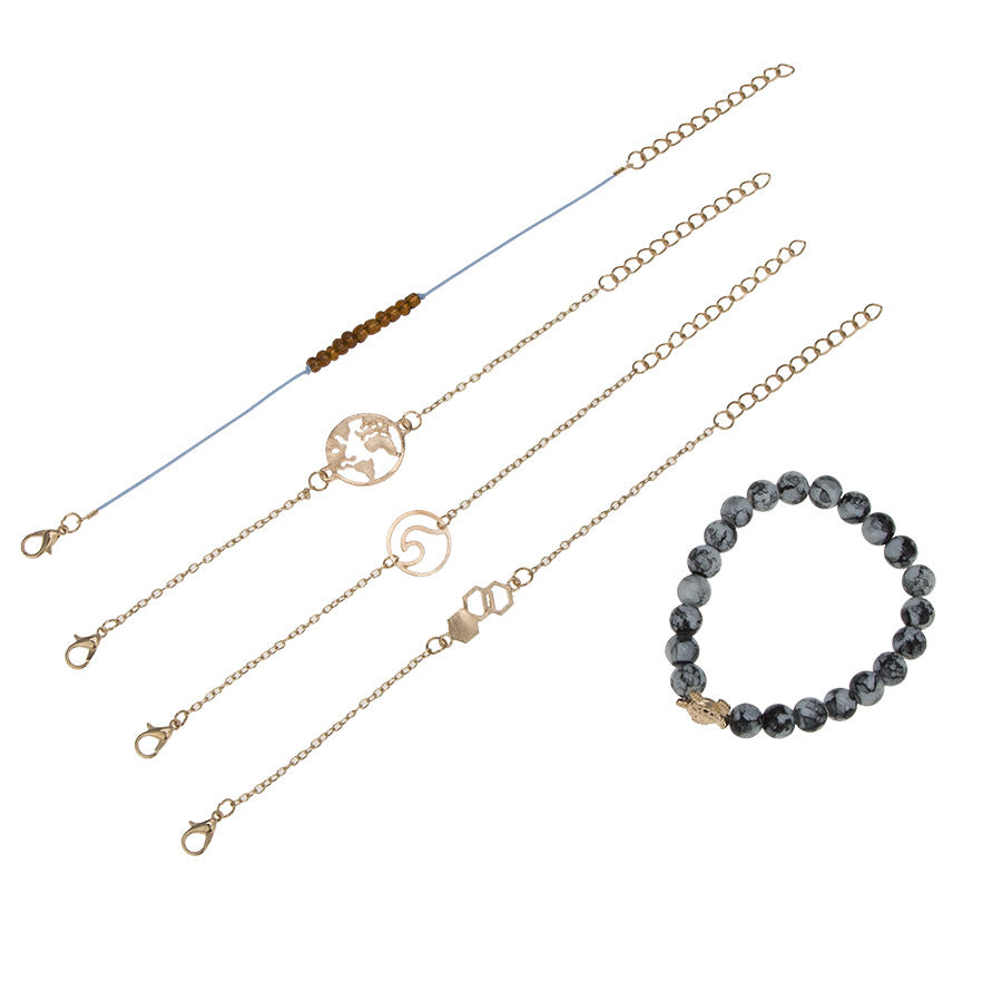 European and American New Bracelet Five-piece