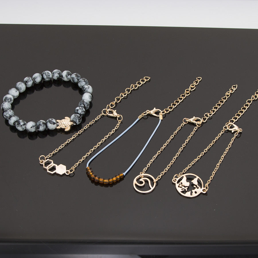 European and American New Bracelet Five-piece