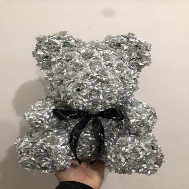 25cm/36cm Artificial Flowers Rose Bear Valentine's Day Romantic Decorations