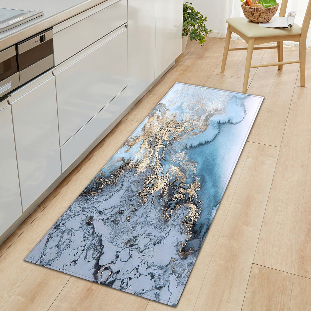 Marble carpet strip floor mat stone pattern doormat