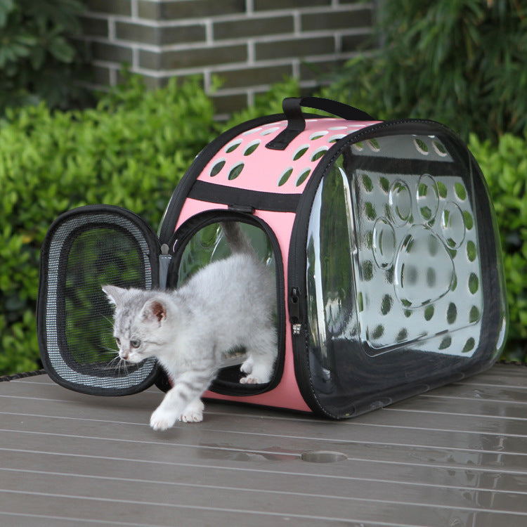 Transparent Pet Travel Bag