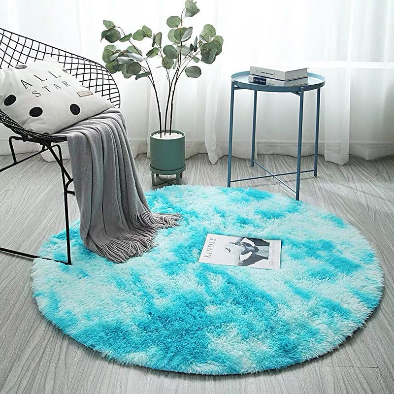 Nordic tie-dye gradient carpet