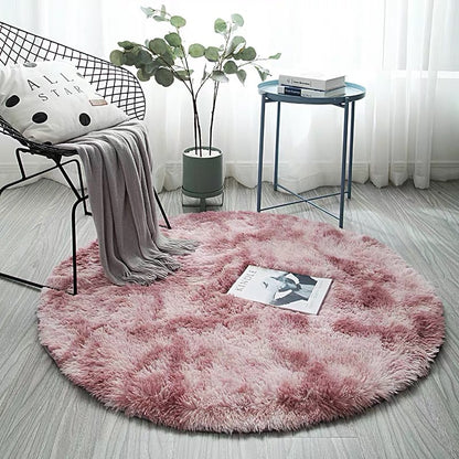 Nordic tie-dye gradient carpet
