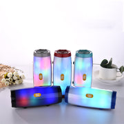 Bluetooth Speaker LED Lantern PU Leather Craft Card Audio Speaker