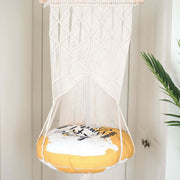 Cotton Woven Cat Swing Bed – Stylish & Comfortable Hanging Pet Bed....