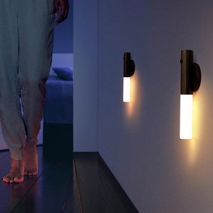 Intelligent Light Control Human Body Induction Night Light USB Charging Cabinet Light Wardrobe Light Wall Light Home Bedside LED Table Lamp