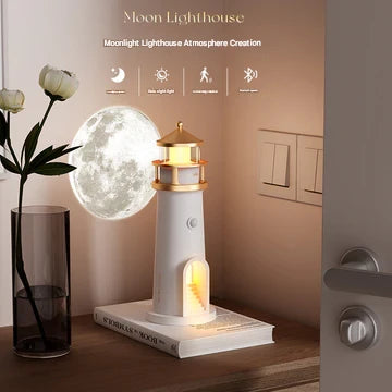 Moonlight Lighthouse Projection Atmosphere Night Light