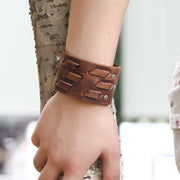 Men's leather bracelet