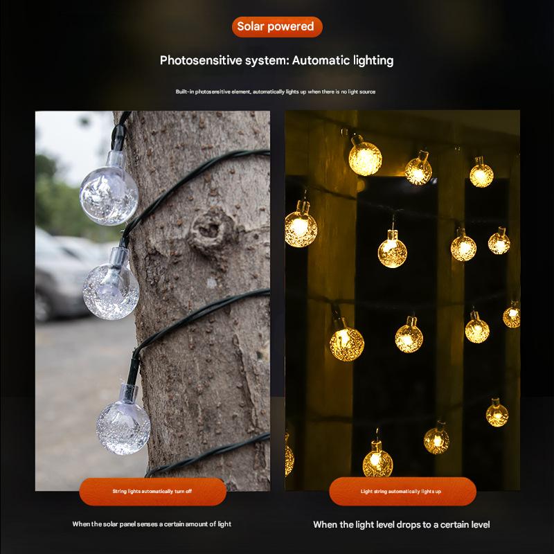 LED Solar Light String Light Room Balcony Layout Atmosphere Light String Light
