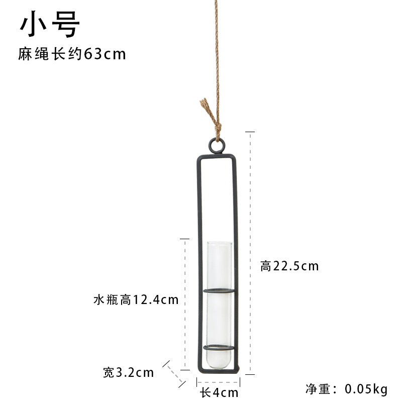 living room wall green plant container hanging wall decoration