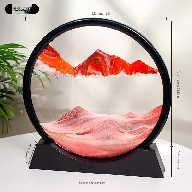 Creative hourglass ornaments liquid decompression quicksand painting