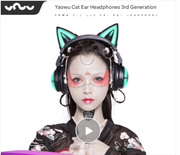 Wireless Cat Ear Gaming Headphones – RGB, Mic & Bluetooth