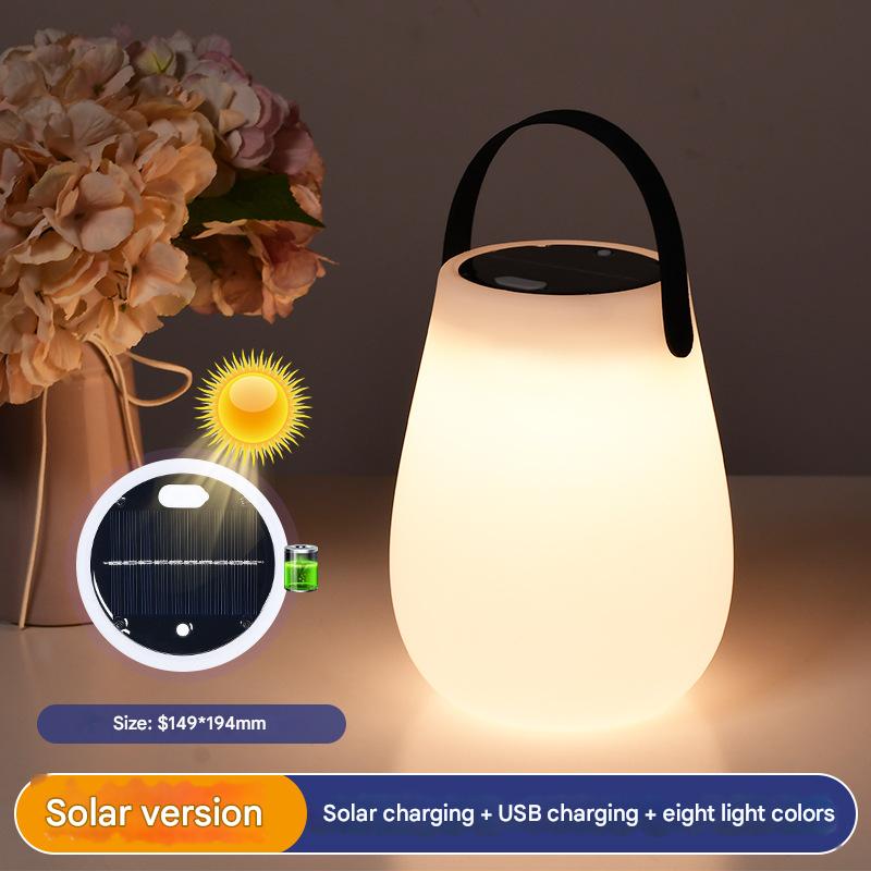 Solar Lamp Outdoor Garden Atmosphere Portable Lamp