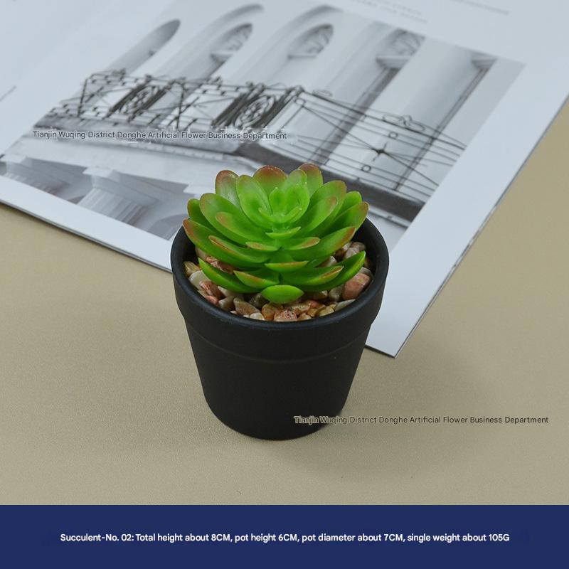 Simulated Green Bonsai Plant