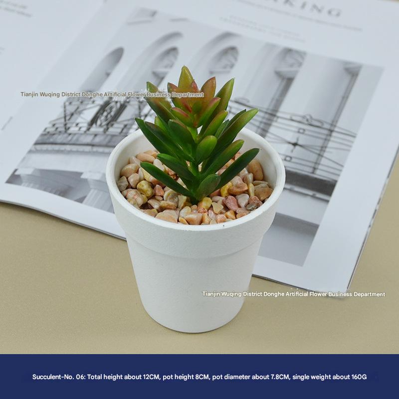 Simulated Green Bonsai Plant