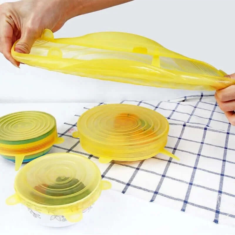 Silicone Stretch Lid – Reusable, Airtight Food Storage Cover