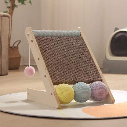 Flat sisal cat scratching pad with free catnip packet – minimalist design”