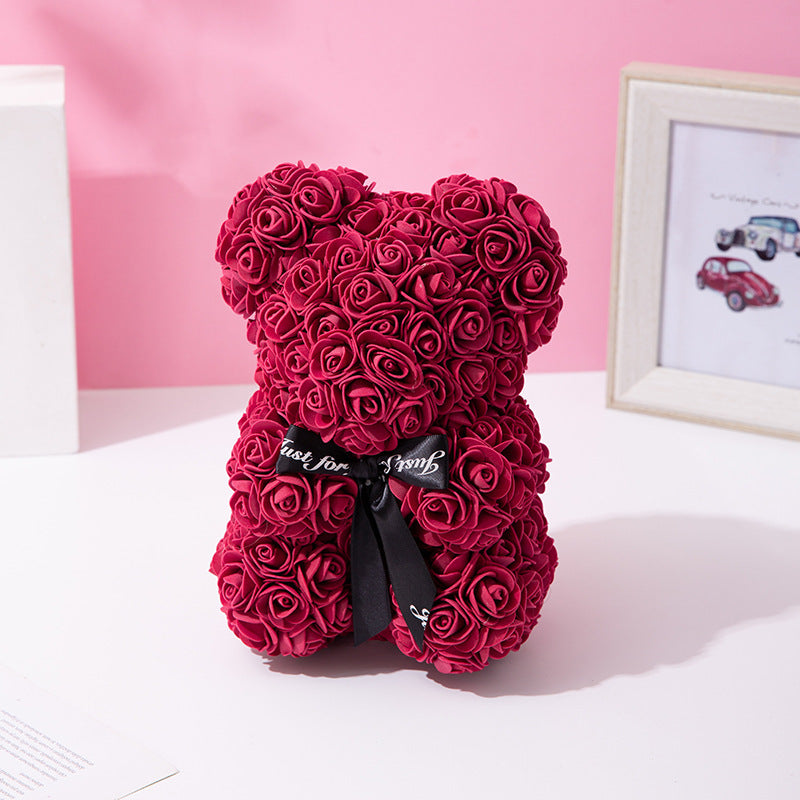 25cm Rose Hug Bear Valentine's Day Gift