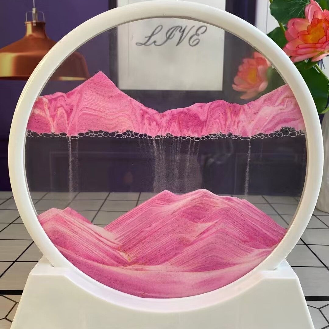 Creative hourglass ornaments liquid decompression quicksand painting