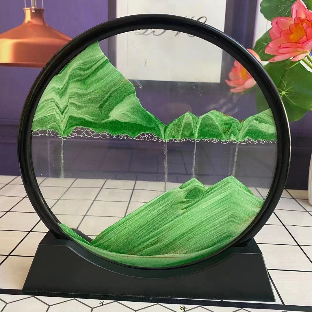 Creative hourglass ornaments liquid decompression quicksand painting