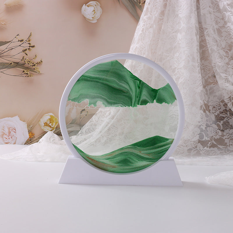 Creative hourglass ornaments liquid decompression quicksand painting