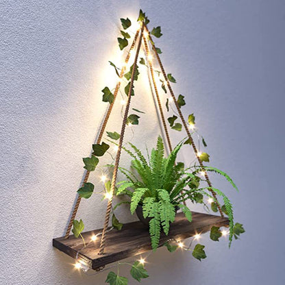 Artificial Ivy LED Strip Wall Mount Hanging Plant
