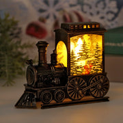 Cross-border Christmas 2024 New Retro Train LED Light