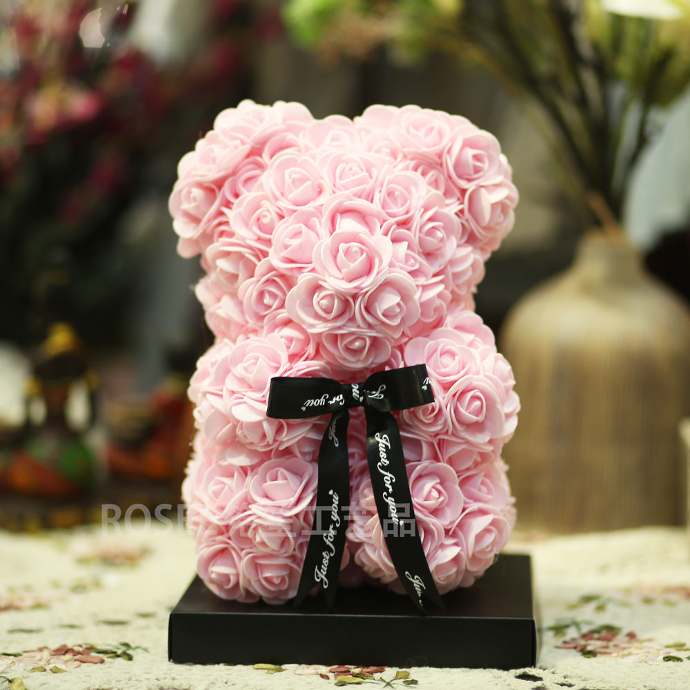25cm Rose Hug Bear Valentine's Day Gift