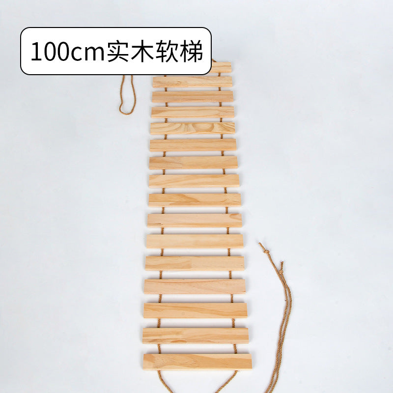 Cat Climbing Frame Wall Type Solid Wood Wall-Mounted Cat Climbing Frame Wall-Mounted Cat Nest Platform