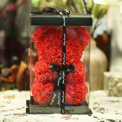 25cm Rose Hug Bear Valentine's Day Gift