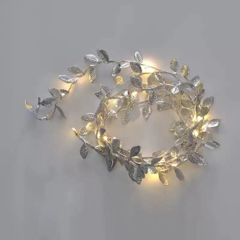 Simulation Gold Leaf Light String Christmas Rattan Light