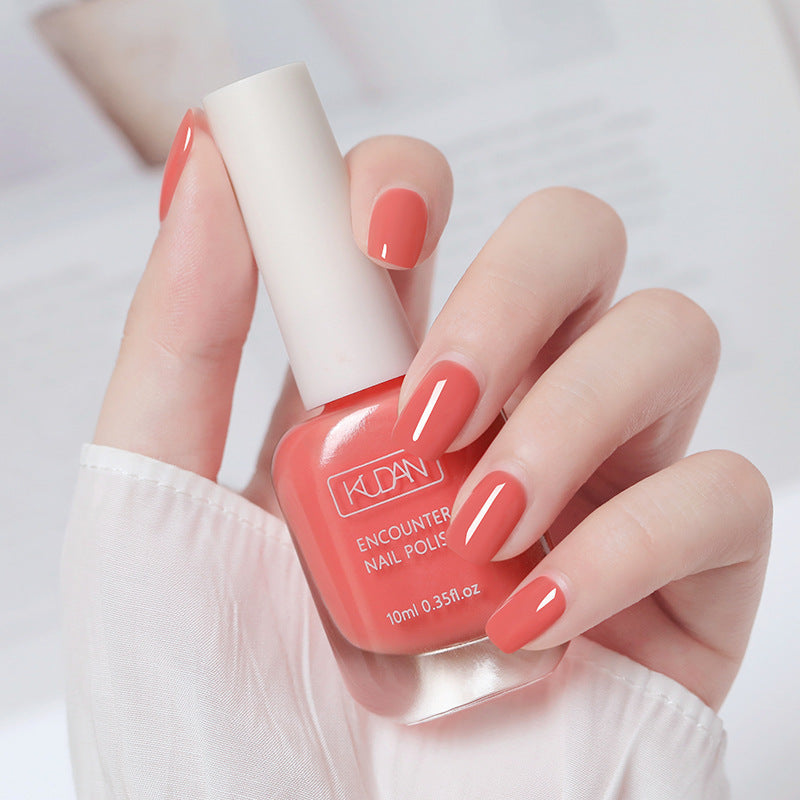 New whitening tearable water-based nail polish odorless no baking quick drying