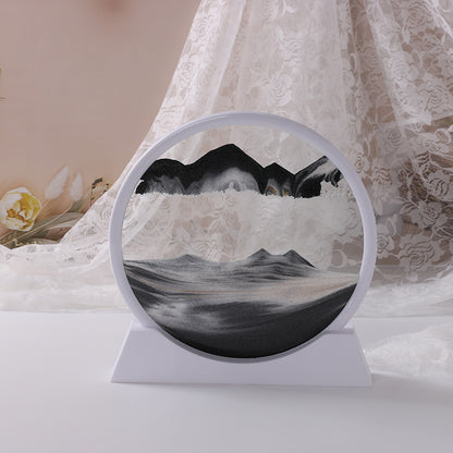 Creative hourglass ornaments liquid decompression quicksand painting