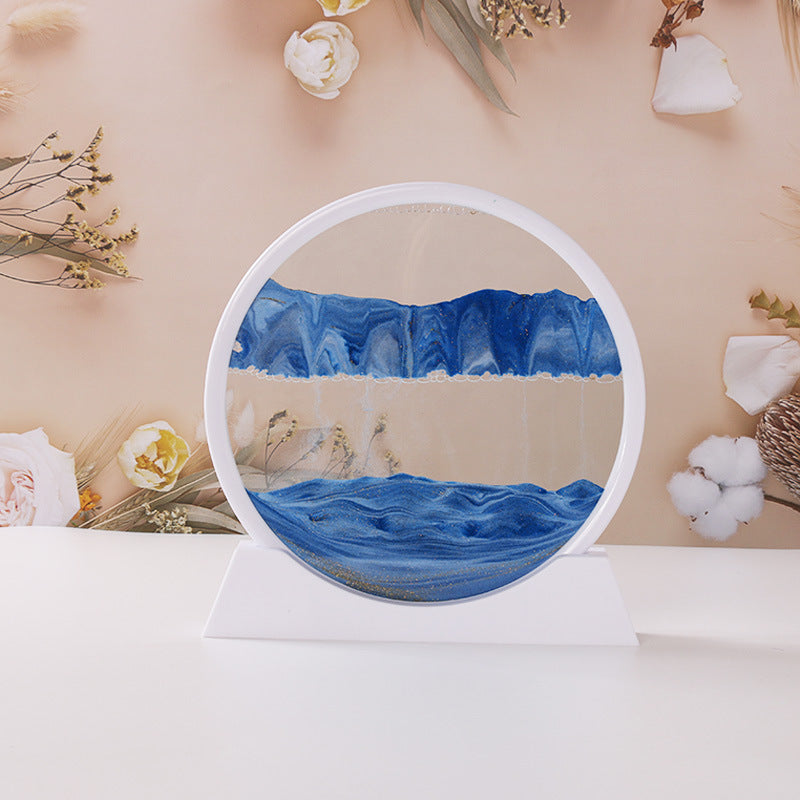 Creative hourglass ornaments liquid decompression quicksand painting