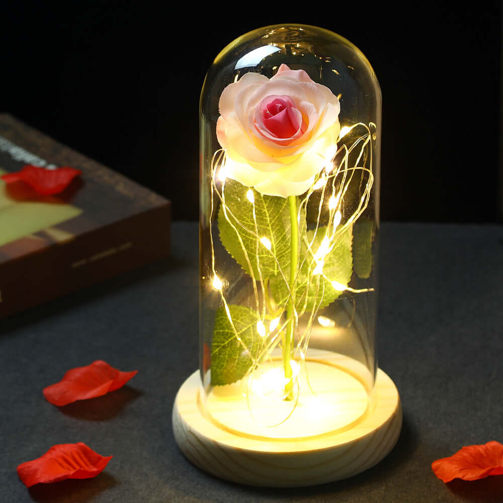 Romantic Rose Lamp – LED Flower Light Gift for Her