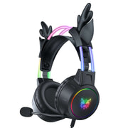 X15 Pro Wired Gaming Headset with LED Lights & Mic – For PC & Console.