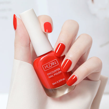 New whitening tearable water-based nail polish odorless no baking quick drying