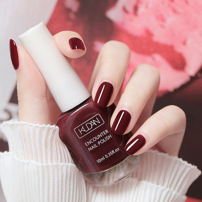 New whitening tearable water-based nail polish odorless no baking quick drying