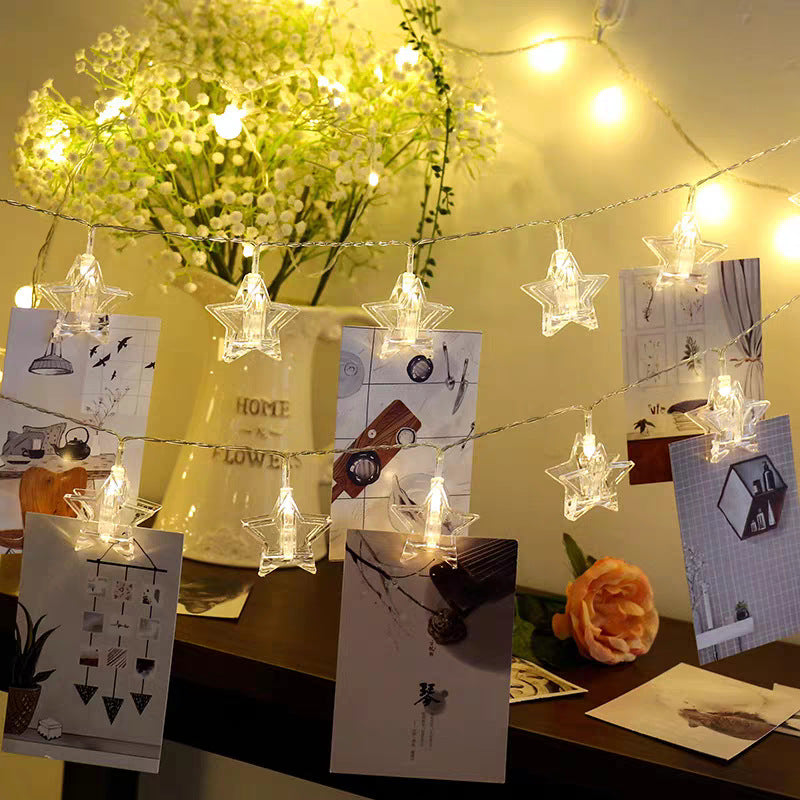 Bedroom Layout Proposal Light String Photo Wall Atmosphere Light