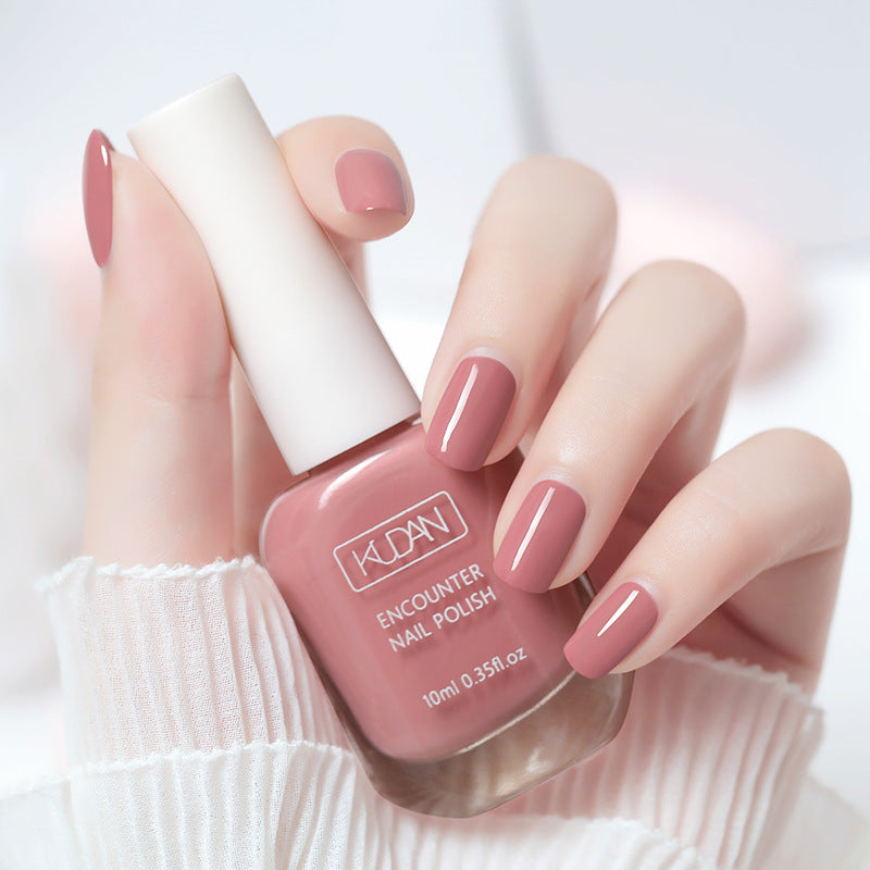 New whitening tearable water-based nail polish odorless no baking quick drying