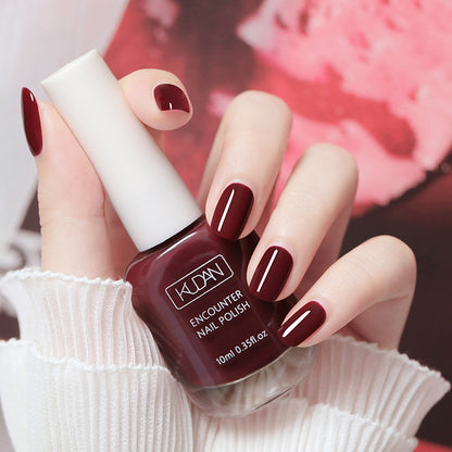 New whitening tearable water-based nail polish odorless no baking quick drying